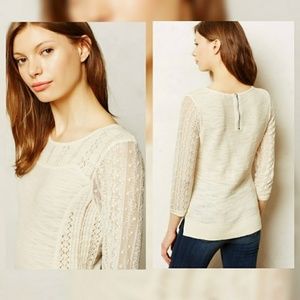 Anthropologie knittee and knotted sweater